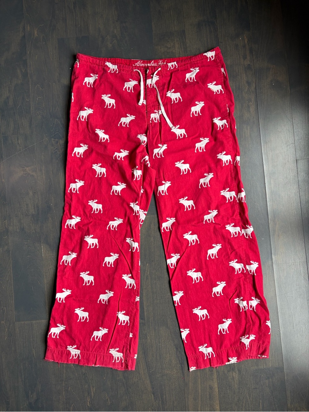 Y2K Abercrombie and Fit Classic Moose Print Pajama Pants Size Medium